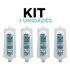 Kit X Refil Filtro Latina Est Gios Puritronic Pa Pa Frete Gr Tis