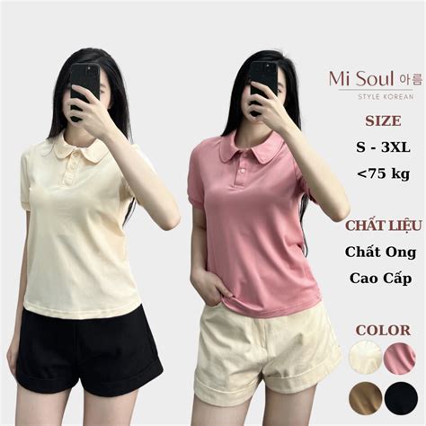 [mã Fatrend0911 Giảm đến 30k Tối đa 99k] Áo Polo Nữ Bigsize Misoul Áo