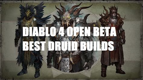 Diablo IV Best Druid Builds Top 3 Diablo 4 Druid Builds Skills