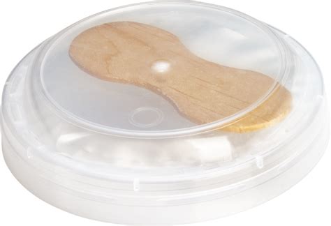 Кришка ПП Ø 75 з дерев'яною лопаткою - Plast-Box S.A.