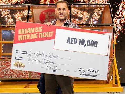 Big Ticket Abu Dhabi Draw Indian Expat From Kerala Wins Cash Prizes