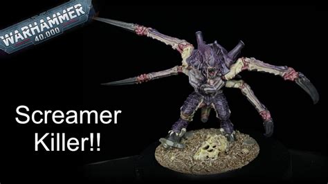 How To Paint Tyranid Screamer Killer Carnifex Easy Wet Blending