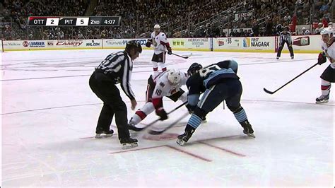 Nhl Senators Vs Penguins P Youtube