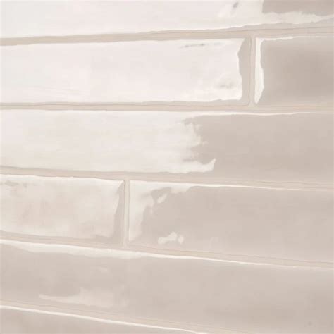 Carolina Fog Gray X Polished Ceramic Wall Tile