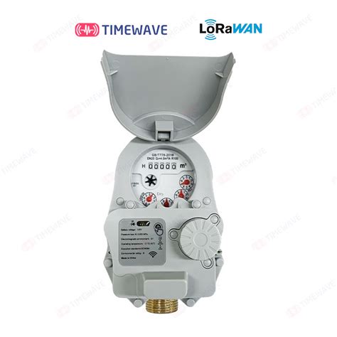 DN15 Lora Lorawan Smart Hot Water Flow Meter With Prepaid Remote