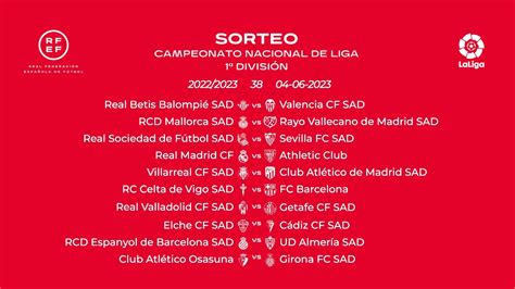 Calendario De Laliga Santander 22 23 Fechas Y Jornadas De Primera Y Segunda División