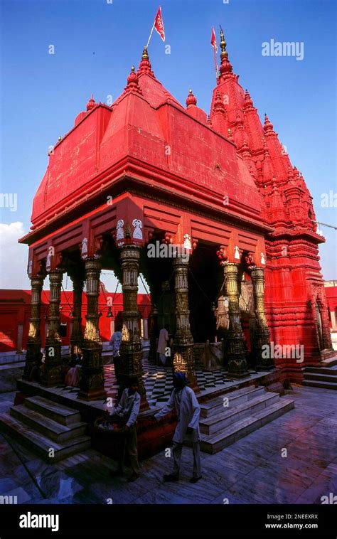 Durga Temple Also Known As Monkey Temple In Varanasi Uttar Pradesh