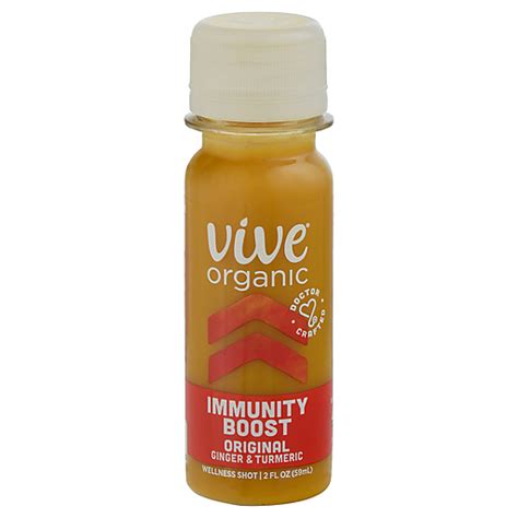 Vive Wellness Shot Original Ginger Turmeric Immunity Boost 2 Fl Oz