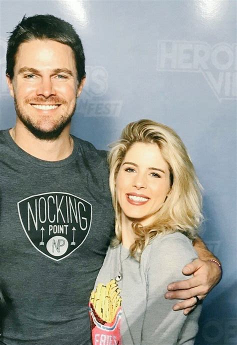 Stephen Amell And Emily Bett Rickards At Hvff San Jose Tvd Stephen