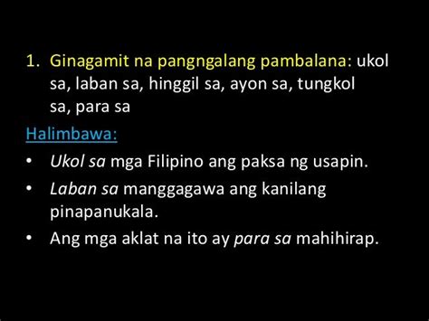 Pangungusap Na May Pang Ukol Na Ni At Nina Upang Saan