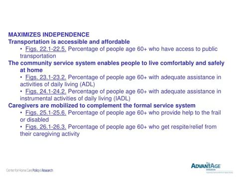 Ppt Maximizes Independence Transportation Is Accessible And