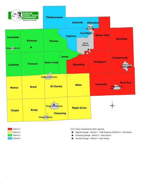 Saginaw County Maps Saginaw County Road Commission