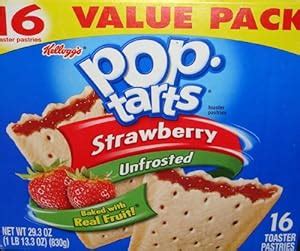 Amazon Pop Tarts Strawberry Unfrosted Toaster Pastries Poptarts