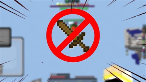 Bedwars But I Can T Use Swords Youtube