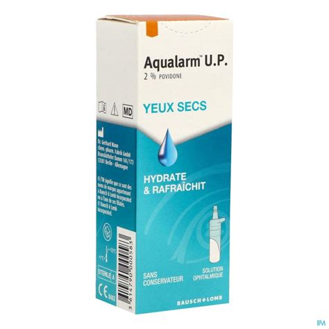 Baush Lomb Aqualarm Up Solution Ophtalmique Ml