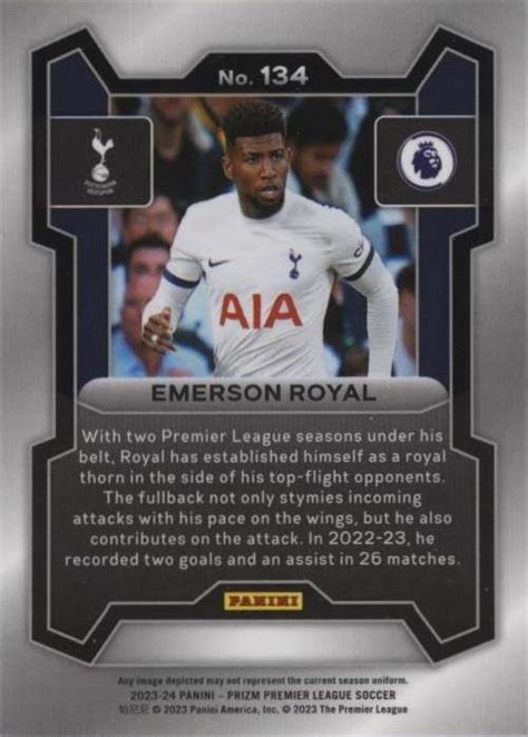 Panini Prizm Premier League Emerson Royal For Sale Ebay