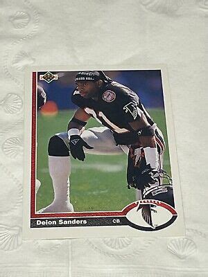 Deion Sanders Upper Deck Card Atlanta Falcons Ebay