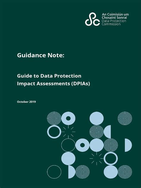 Guide To Data Protection Impact Assessments Dpias Oct19 0 Pdf Information Privacy