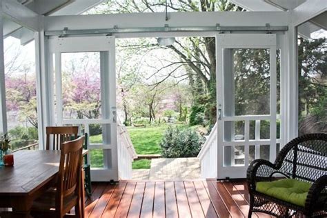 Farmhouse Style Screened Porch Kath Eats Real Food Screened Porch