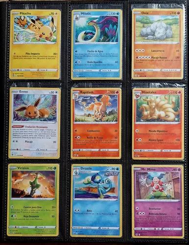 Pokemon Vual Coleccion Completa De Cartas Cuotas Sin Inter S