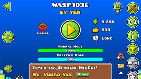 Wasp103b 100 By YKN Geometry Dash YouTube