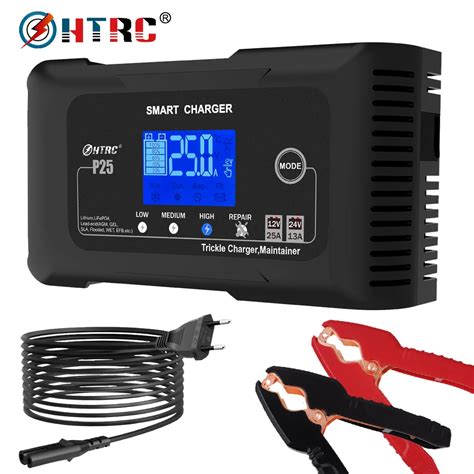 Htrc V A Car Auto Battery Charger V A Lcd Repair Charger For