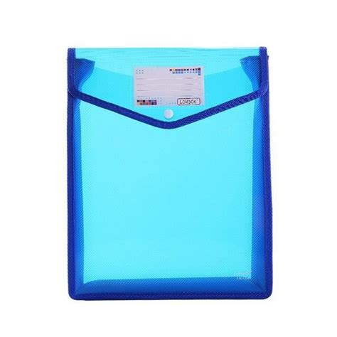 POCHETTE PLASTIQUE A5 Blue Pochette De Portefeuille En Plastique A4 A5