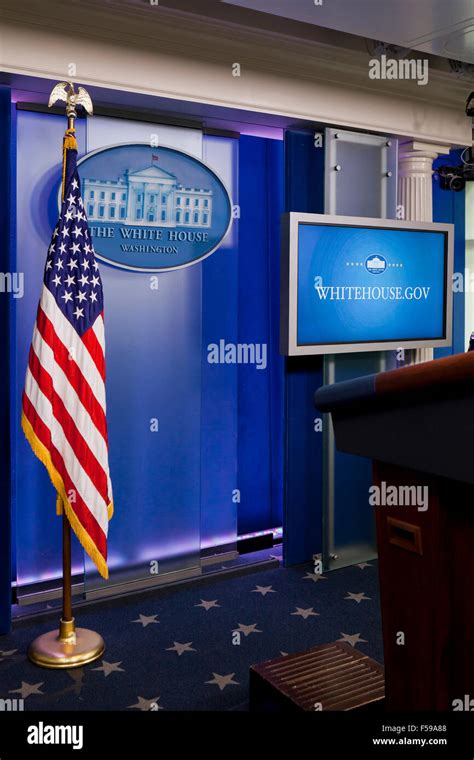 White House James S Brady Press Briefing Room Washington Dc Usa