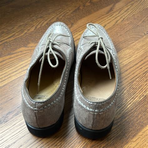 Hush Puppies 1958 Lifetime Silver Oxford Shoes Gem