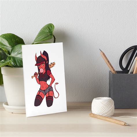 Meru The Succubus Kawaii Erotic Sexy Hentai Itchii Art Board Print