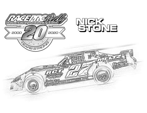 Dirt Street Stock Coloring Pages Coloring Pages