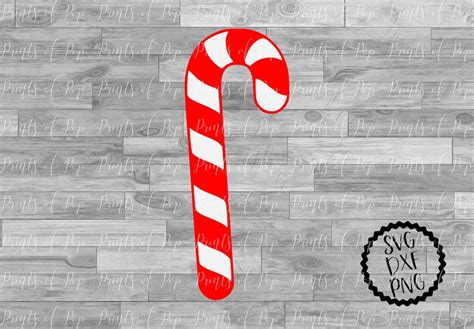 Candy Cane Svg Christmas Clip Art Holiday Sublimation Svg Etsy