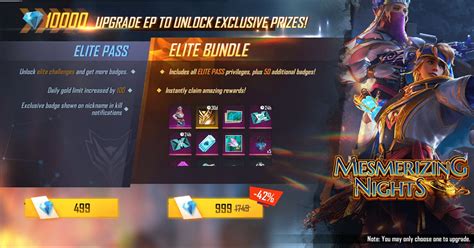 Free Fire Season 42 Elite Pass Price How To Get Theme And Leaked Rewards