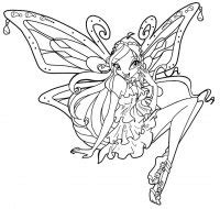 Desene Cu Winx Enchantix De Colorat Imagini I Plan E De Colorat Cu