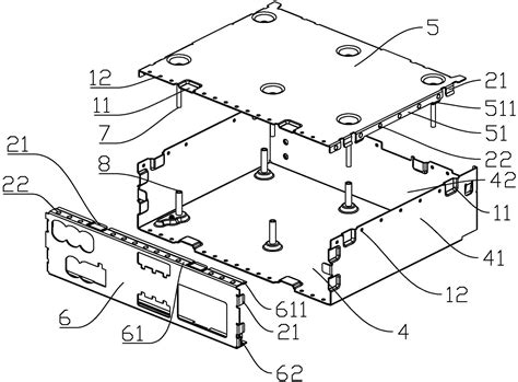 一种控制器钣金壳体的卡接结构及控制器钣金壳体的制作方法