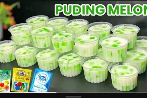 Resep Puding Cup Melon Susu Mozaik Sangat Enak Dan Segar Timenews