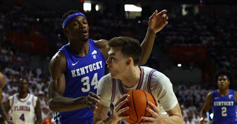 Kentucky 71 Florida 63 Wildcats Spoil Senior Day Keep Gators On