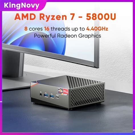 Kingnovy Amd Gaming Mini Pc Ryzen 7 5800u 5 4500u Nvme Ssd 25g Lan