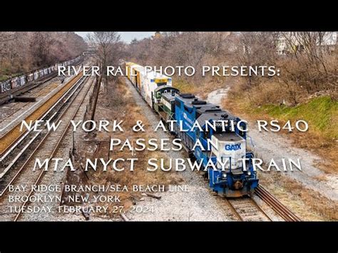 New York Atlantic Rs Passes An Mta Nyct Subway Train Youtube