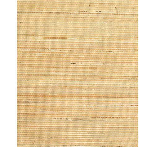 The Wallpaper Company 36 In W Beige Bamboo Grasscloth Wallpaper The