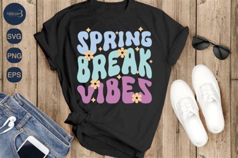 Spring Break Vibes Svg Png Sublimation Graphic By Millionair3 Designs · Creative Fabrica