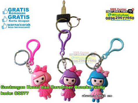 Gantungan Kunci Dan Carabiner Boneka Girlly Souvenir Pernikahan