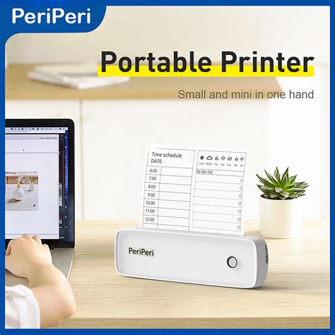 PeriPeri A80 A4 Size Mini Thermal Printer 1Year Warranty Inkless