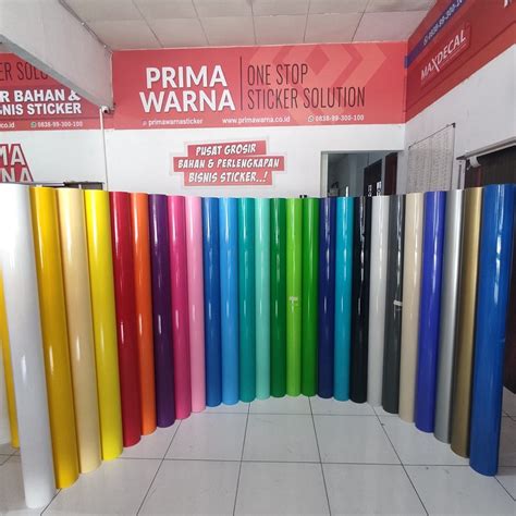 Jual Maxdecal Color Vinyl Series Sticker Meteran Lebar