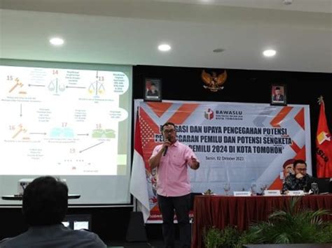 Bawaslu Tomohon Mitigasi Cegah Potensi Pelanggaran Dan Sengketa Pemilu