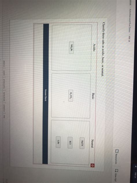 Solved HW 14 BRINK Activities And Due Dates HW 14 Resources Chegg