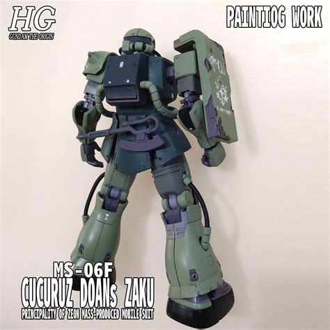 Hg ドアン専用ザク Dmnのガンプラ作成記