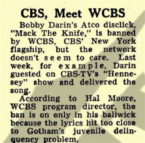 Kliph Nesteroff On Twitter RT ClassicShowbiz 1959 Bobby Darins