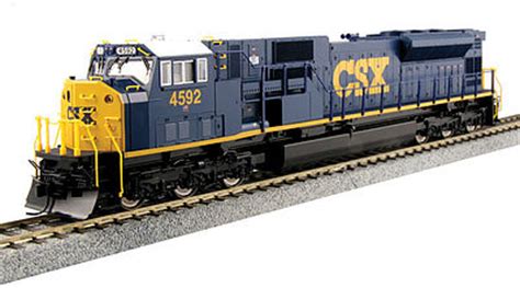 Kato EMD SD80MAC CSX #4592 HO Scale Model Train Diesel Locomotive #376372