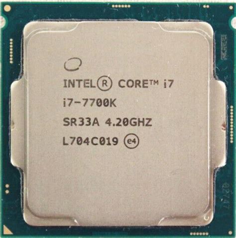 Процессор Intel Core i7-7700K LGA1151 SR33A 4.20-4.50GHz Kaby Lake бв ...